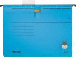 Leitz Függőmappa gyorsfűző szerkezettel LEITZ Alpha A/4 karton kék 25 db/doboz