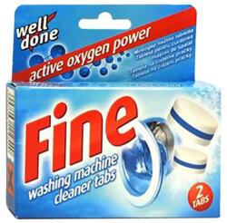 Well Done Mosógép tisztító tabletta WELL DONE Fine 2x40g-os - nyomtassingyen