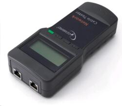 Gembird Kábeltesztelő Digitális hálózati kábeltesztelő (Cat 5E, 6E, koaxiális, telefon) (NCT-3)