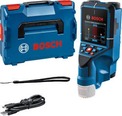 Bosch 0601081608 D-tect 200 C Falszkenner + USB-C Kábel + csuklópánt + L-boxx (0601081608)