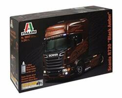 Italeri Scania R730 V8 Fekete-Borostyán Kamion Makett - 1: 24 (510003897)