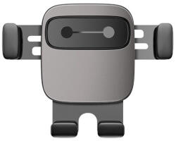 Baseus Cube gravitációs telefontartó szellőzőrácsra, alumínium, fekete (SUYL-FK01)