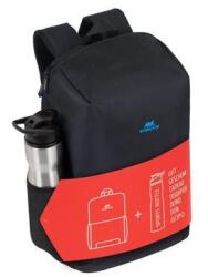 RIVACASE Notebook hátizsák, acél kulaccsal, 15, 6", RIVACASE "Regent 8068", fekete (NTRB8068B) - tintasziget