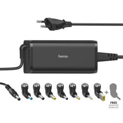 Hama Notebook töltő - 200003 (univerzális, 8 féle csatlakozó, 90W, 1, 2m, fekete) (00200003) - securezone