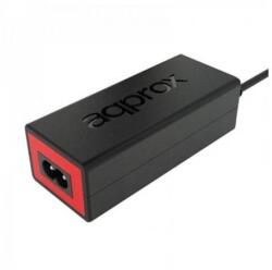 Approx Notebook adapter 45W - Asus laptopok számára, 19VDC 2.37A, Plug: 4x1.35mm, Fekete (APPA12) - laptopszervizerd