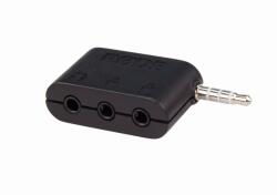 RØDE SC6 Kettős TRRS mikrofon és fejhallgató adapter IOS ÉS ANDROID KÉSZÜLÉKEKHEZ (SC6) - mikrosat