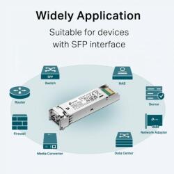 TP-Link MODUL SFP TP-LINK MiniGBIC, Single-mode, conector LC, pana la 10km distanta SM311LS (SM311LS)