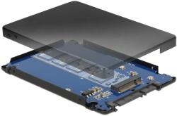 Delock 62688 2.5" SATA 22-pin - M. 2 Adapter - Merevlemez Házzal