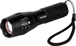 TRACON Akkumulátoros LEDes Kézi Lámpaállítható Fókusszal 4, 5 W, 500 LM, 3 H, 3, 7 V, 1500 mah 18650 Li-Ion