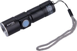 Extol Lampă LED, 3 W, XPE LED; 150 Lm, carcasă ALU, zoom, acumulator Li-ion reîncărcabil, 450 mAh