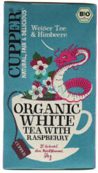 Cupper bio málnás fehér tea 20 db 34g