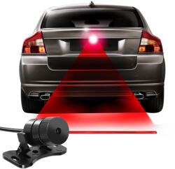 AVEX Proiector de ceata cu Raza Laser Anti-Accident, alimentare 12V, culoare rosie, pentru vehicule Off-Road, ATV, SSV