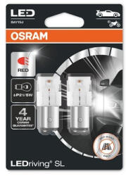 OSRAM LED Izzó BAY15 P21/5W piros | 2 db | OSRAM