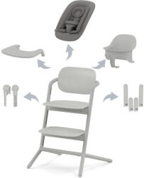 Cybex Etetőszék Lemo 4 az 1-ben Suede Grey Gold