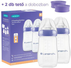 Lansinoh cumisüveg dupla 240ml - patikamra