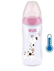 Nuk FC+Temperature Control cumisüveg 300 ml BOX-Flow Control szívófej pink - lubeka