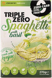Forpro Carb Control Triple Zero Pasta bazsalikomos spagetti konjac tészta - 270 g