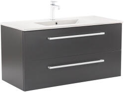 Leziter Vario Clam 100 Alsó Szekrény - Mosdóval, Antracit/Antracit