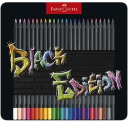 Faber-Castell Faber-Castell: Black Edition színes ceruza 24db-os szett fém dobozban