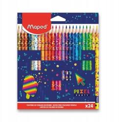 Maped Pixel Party zsírkréták 24 színben (MAP-862206)
