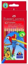 Faber-Castell Faber-Castell: Háromszög Alakú Színes Ceruza Készlet - 12 db (116512)