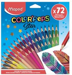 Maped Színes ceruza háromoldalas MAPED Color' Peps 72 színben