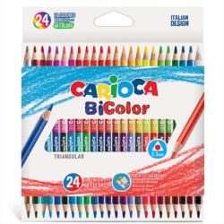 CARIOCA Színes Ceruzakészlet Kétvégű - 24 db-os, 48 színnel