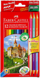 Faber-Castell Faber-Castell: Színes Ceruza Készlet - 12+3 db (110312)
