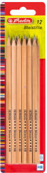 Herlitz 08670564 Hatszögletű "HB" natúr Grafitceruza - 12 db