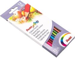 Pentel Színes Ceruza Készlet - 12 db, Hatszögletű