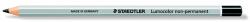 STAEDTLER Lumocolor Omnichrom Mindenre Író Ceruza - Hatszögletű, Fekete