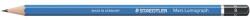 STAEDTLER Grafitceruza, B, hatszögletű, STAEDTLER "Mars Lumograph 100 (TS100B) - primatinta