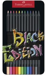 Faber-Castell Faber-Castell: Black Edition színes ceruza 12db-os szett fém dobozban