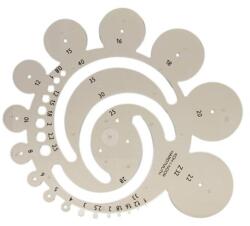KOH-I-NOOR Radius sablon, műanyag, KOH-I-NOOR "z32 (TKOH749002) - fiorex