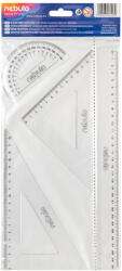 Nebulo Vonalzókészlet, 4 db-os, 30 cm-es vonalzóval, Nebulo (VK430) - printsisters