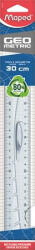 Maped Vonalzó, műanyag, 30 cm, MAPED "Geometric - papir-bolt
