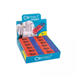 Connect Radír CONNECT piros/kék C-36BR, 36db/ kínáló doboz (000003774)