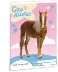 Ars Una Ars Una: Cuki Állatok - Palomino Póni kockás füzet A/5 27-32