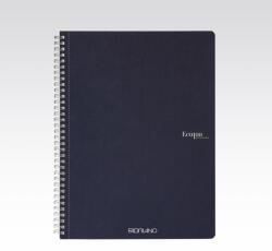 Fedrigoni Ecoqua A4 Sima Spirálfüzet - 70 Lapos, Sötétkék
