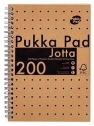 Pukka Pad Jotta Kraft Spirálfüzet - A5, Vonalas, 100 Lap (9567-KRA)