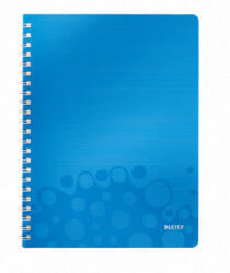 Leitz jegyzetfüzet WOW A4, PP, vonalas, kék (46370036)