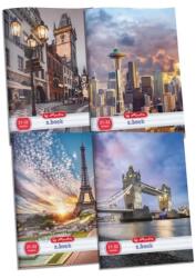 Herlitz City A5 Vonalas Füzet - 80 Lapos