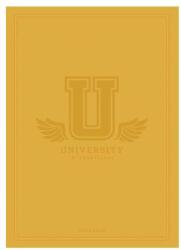 Shkolyaryk Publishing House University International Tűzött Füzet - A5, Kockás, 60 Lap, Vegyes Szín (A5-060-5407K)