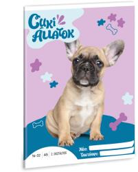 Ars Una Cuki Állatok - Francia bulldog A/5 2. osz. füzet 16-32 (53594266)