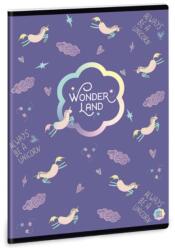 Ars Una Ars Una: Wonderland Unicorn sima füzet A/5 40lapos