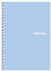 Shkolyaryk Publishing House Genius Pastel Spirálfüzet - A6, Kockás, 80 Lap, PP Borító, Vegyes Szín (A6-080-6805K)
