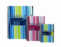 Pukka Pad Stripe Jotta Spirálfüzet - A4+, Vonalas, 100 Lap (A15552081/JP018-LINED)