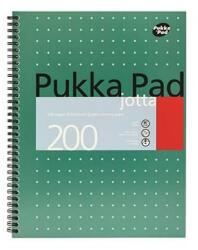 Pukka Pad Metallic Jotta Spirálfüzet - A4+, 100 Lapos, Kockás (JM018-SQUARED)