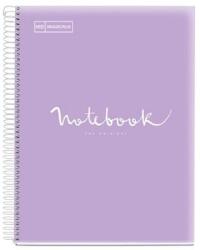 Miquelrius Emotions A5 PP 120 lapos levendula vonalas spirálfüzet (A152295621) (A152295621) - firstshop