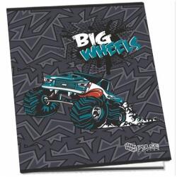 PULSE Boys Tűzött Füzet - A5, Kockás, 52 Lap (220244)
